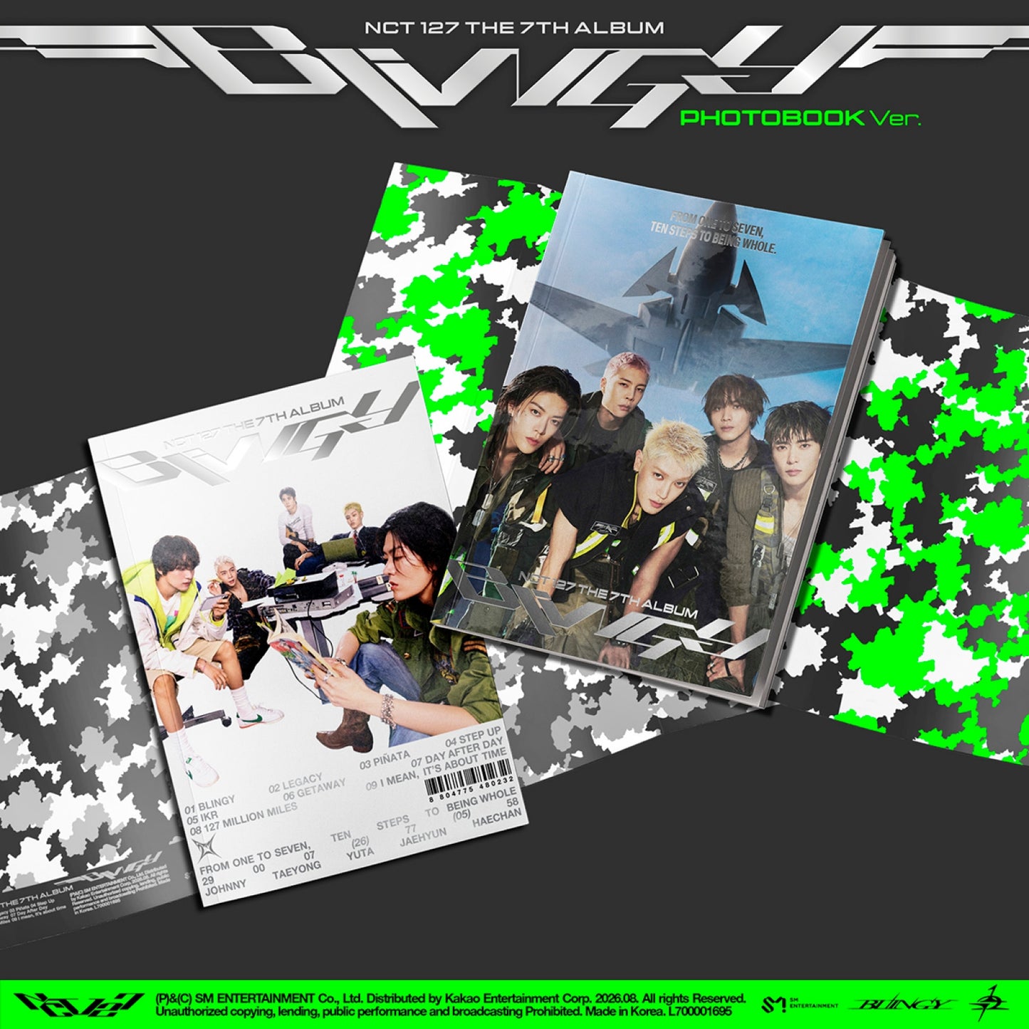 NCT 127 - BLINGY 7th Album PHOTO BOOK Ver