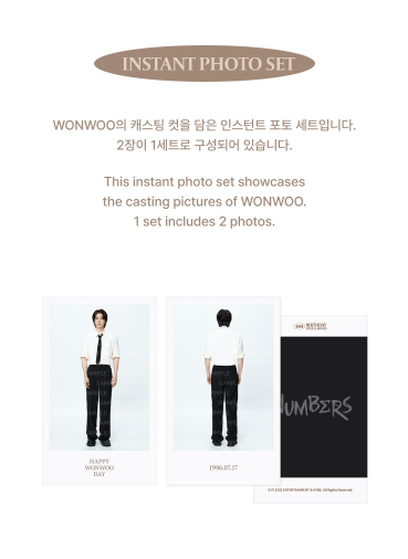 SEVENTEEN WONWOO - 2025 HAPPY WONWOO DAY Birthday Box Ver.4 Official MD