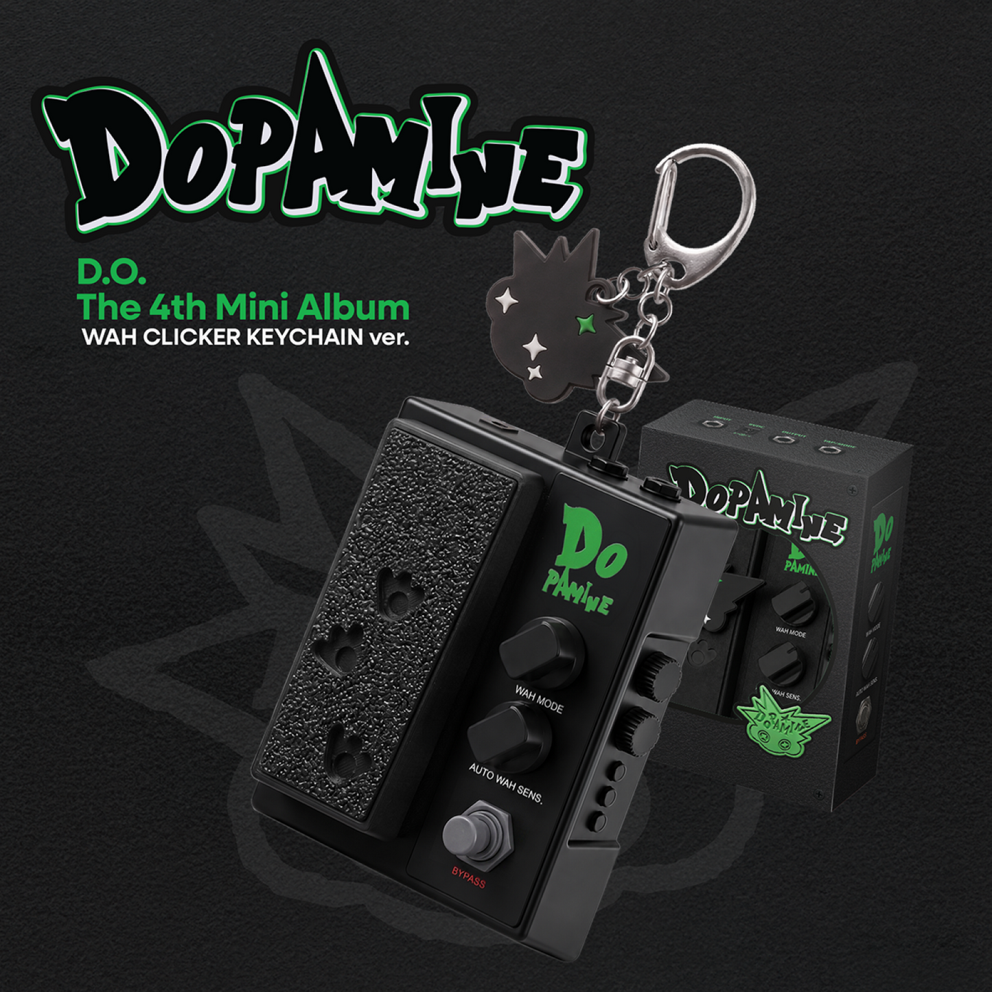 D.O. DOH KYUNG SOO - DOPAMINE 4th Mini Album WAH CLICKER KEYCHAIN Ver