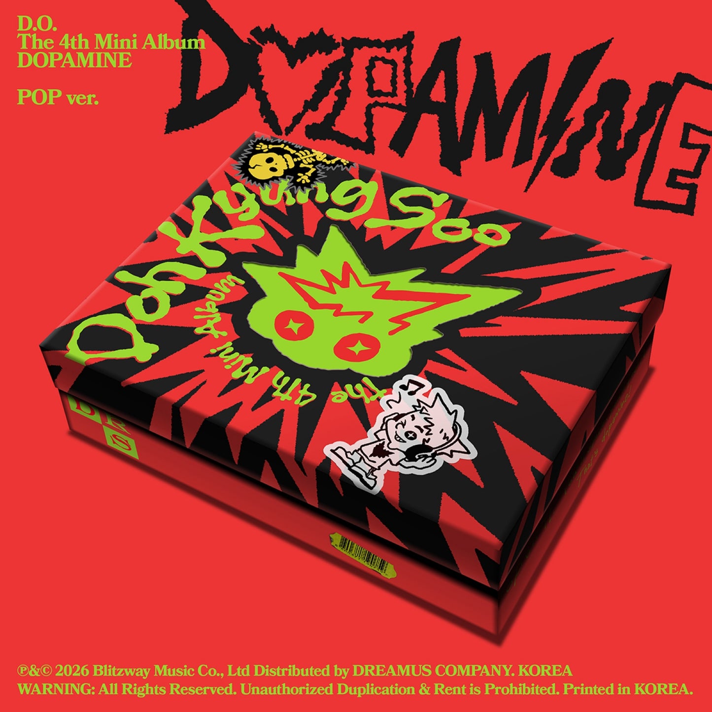 D.O. DOH KYUNG SOO - DOPAMINE 4th Mini Album POP Ver