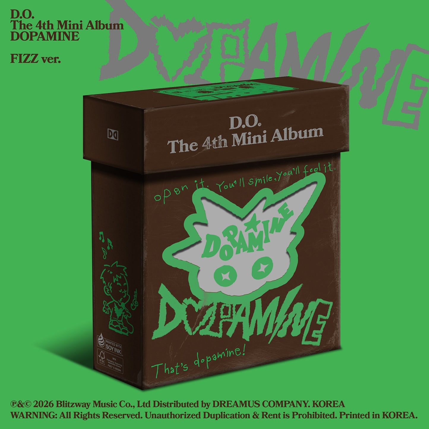 D.O. DOH KYUNG SOO - DOPAMINE 4th Mini Album FIZZ Ver