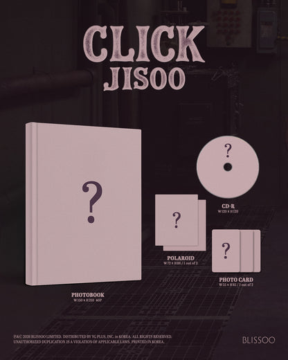 BLACKPINK JISOO - CLICK 2nd Single Album PHOTO BOOK Ver