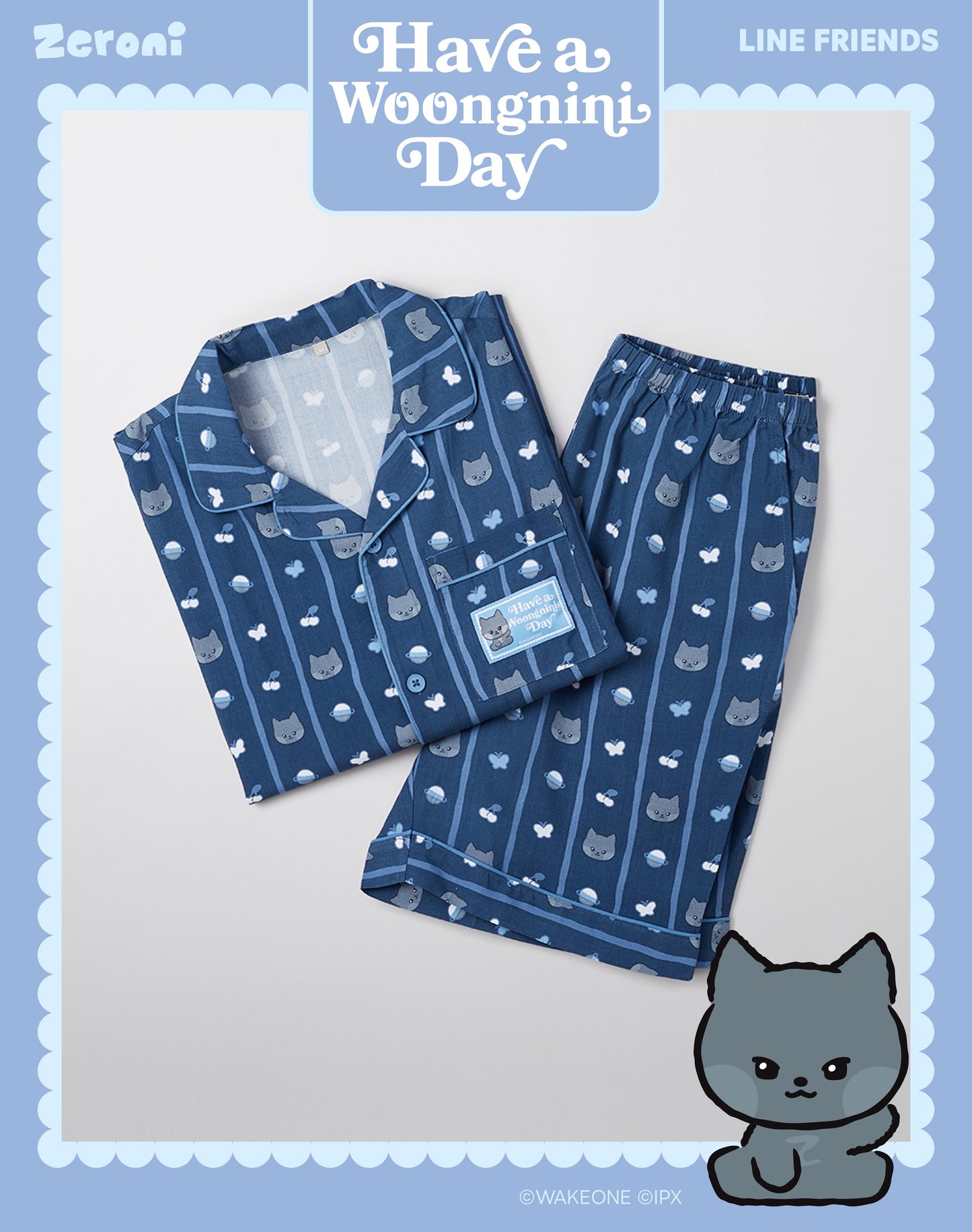 ZEROBASEONE ZB1 x SPAO Have Zeroni Day Official Pajama Set