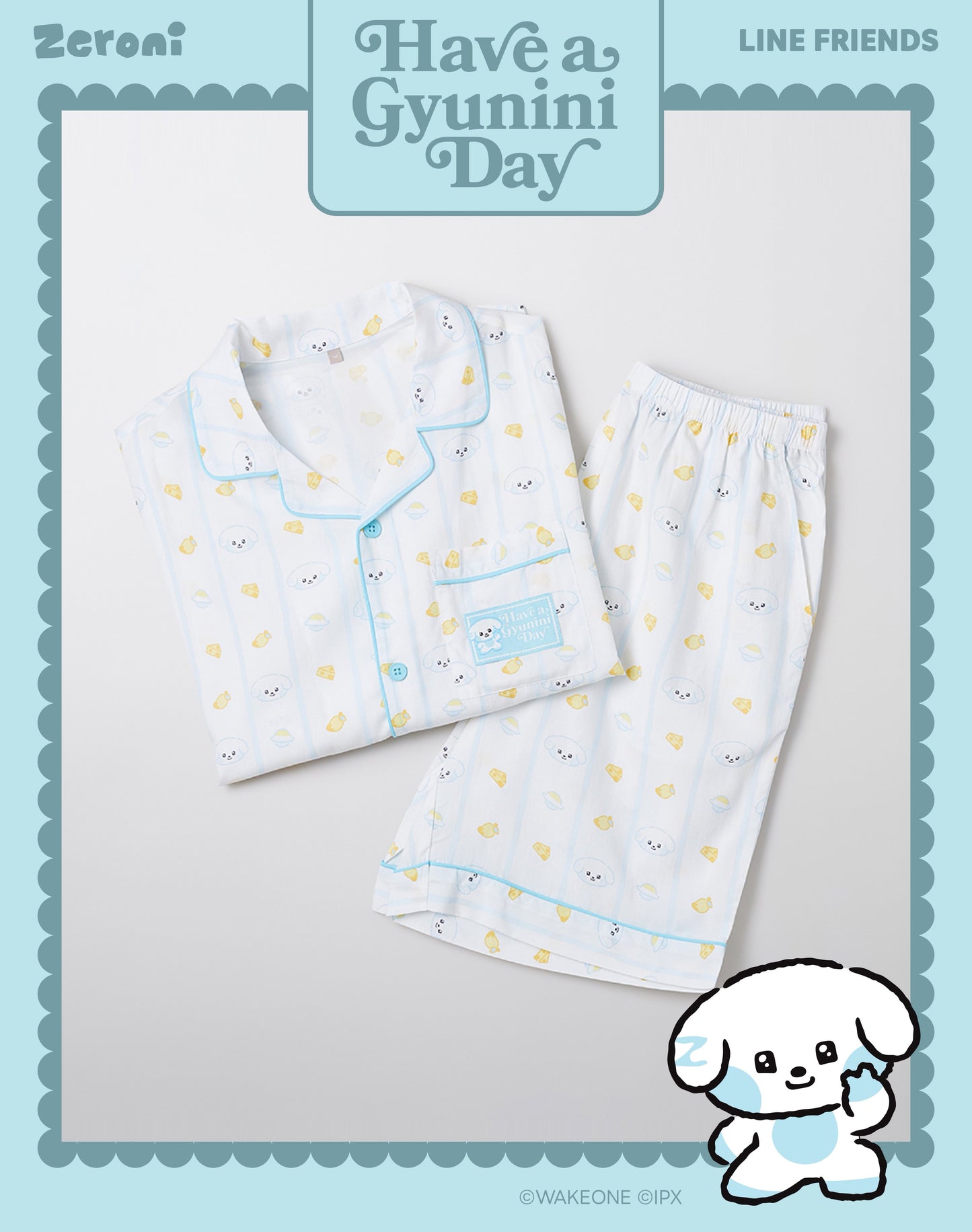 ZEROBASEONE ZB1 x SPAO Have Zeroni Day Official Pajama Set