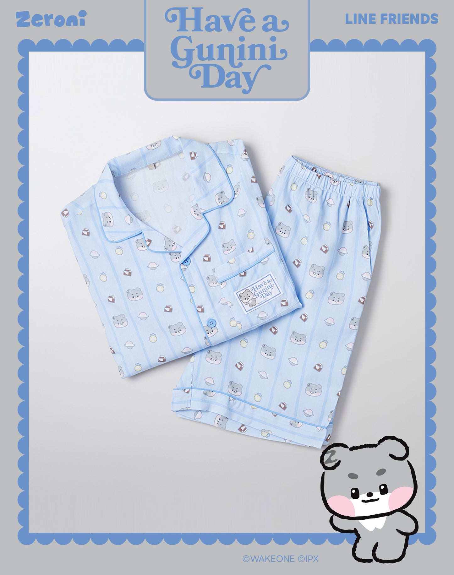 ZEROBASEONE ZB1 x SPAO Have Zeroni Day Official Pajama Set