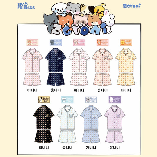 ZEROBASEONE ZB1 x SPAO Have Zeroni Day Official Pajama Set