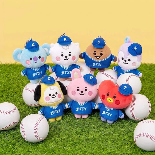 BT21 Official Baseball Finger Plush Keyring