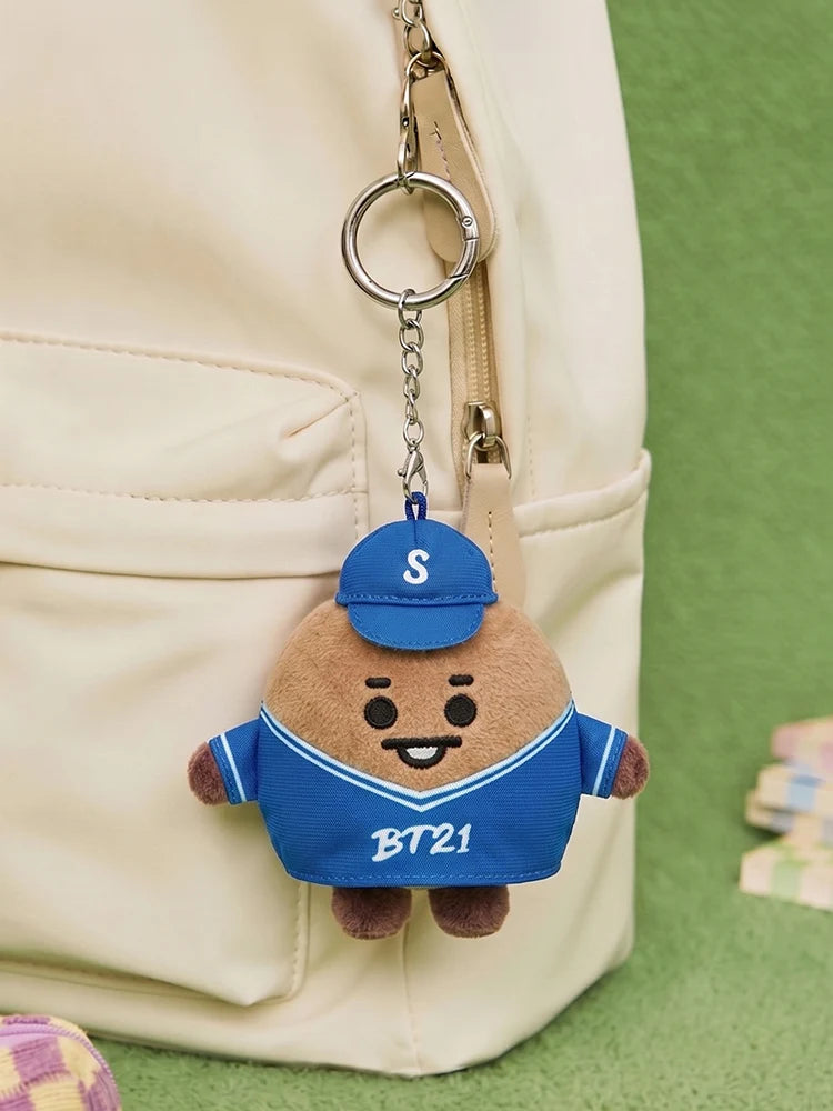 BT21 Official Baseball Finger Plush Keyring