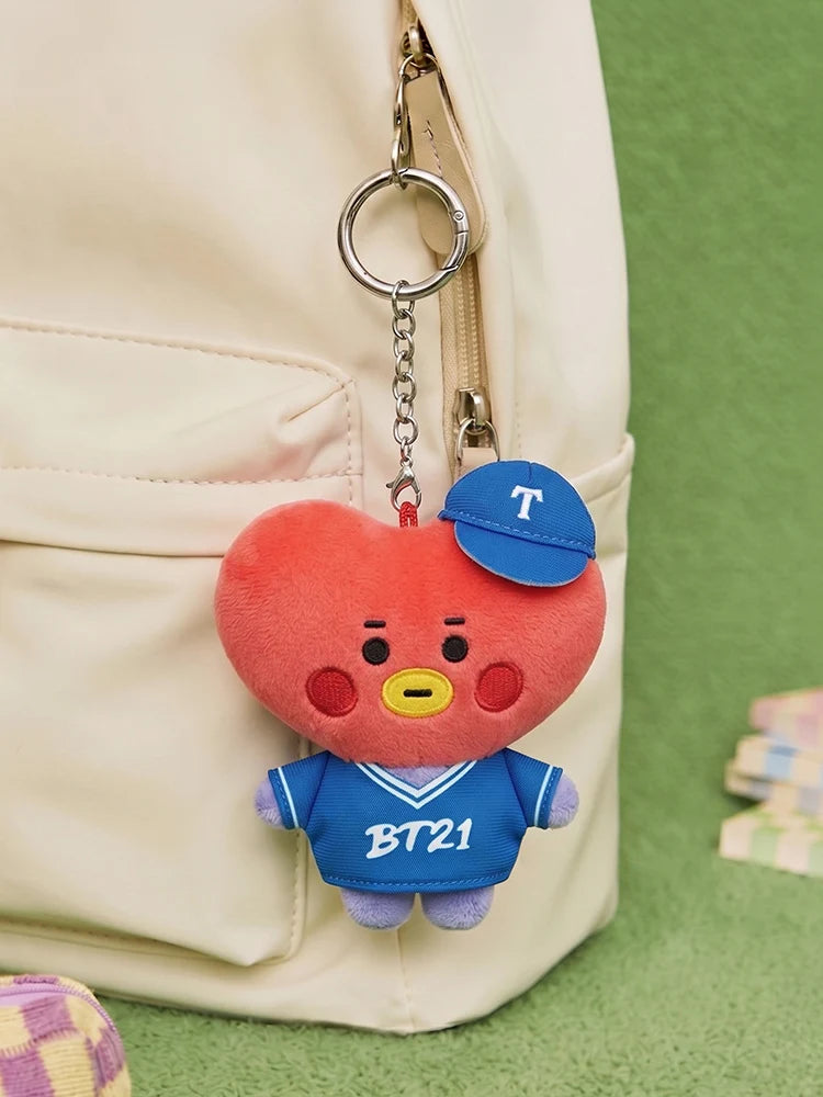BT21 Official Baseball Finger Plush Keyring