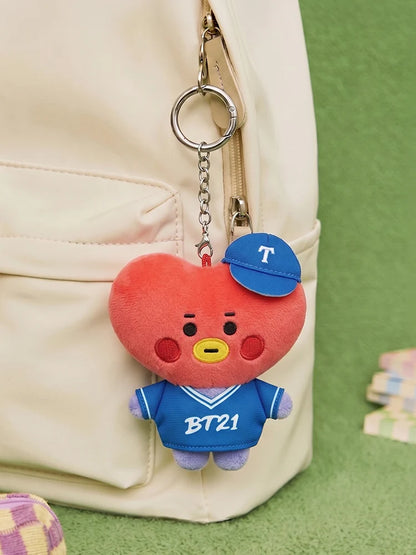 BT21 Official Baseball Finger Plush Keyring