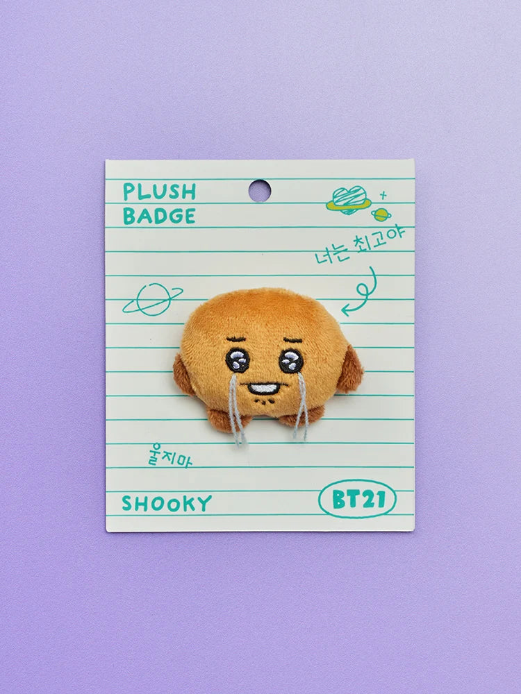 BT21 Official Today's Mood Doll Badge
