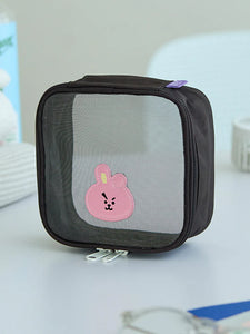 BT21 Official Basic Travel Mesh Pouch