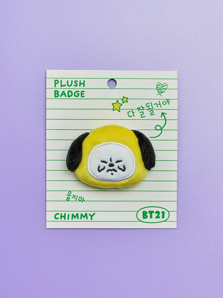 BT21 Official Today's Mood Doll Badge