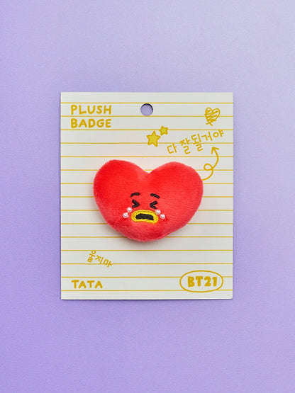 BT21 Official Today's Mood Doll Badge