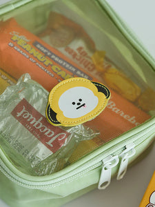 BT21 Official Basic Travel Mesh Pouch