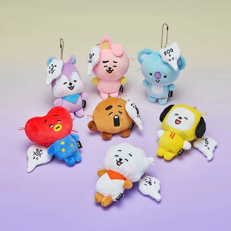 BT21 Official Today's Mood Drained Plush Keyring