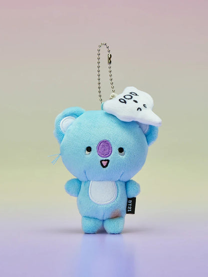 BT21 Official Today's Mood Drained Plush Keyring
