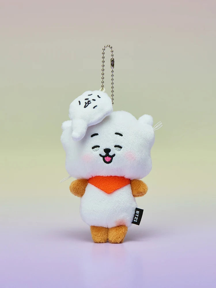 BT21 Official Today's Mood Drained Plush Keyring