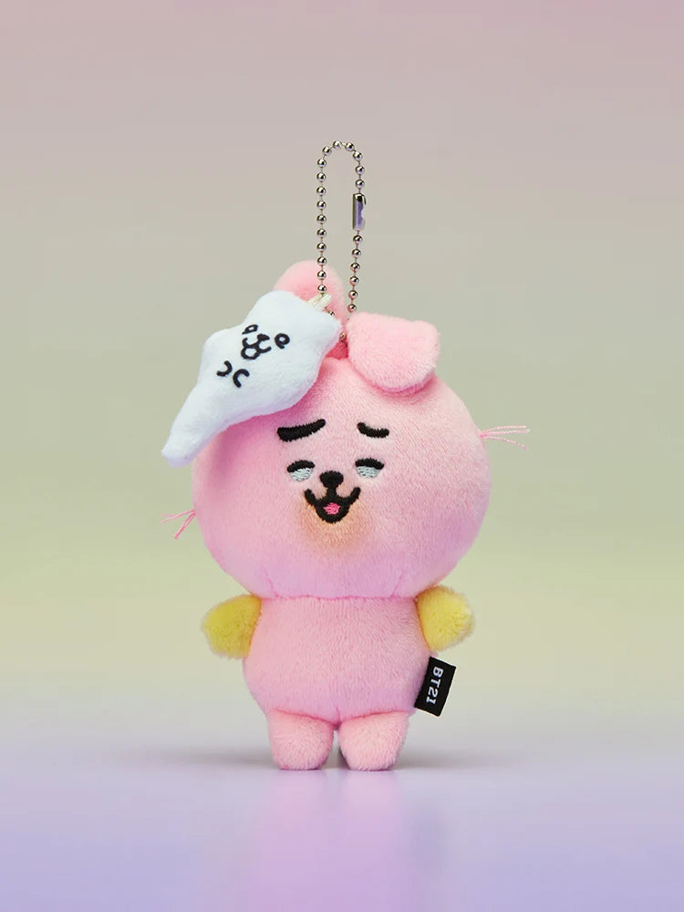 BT21 Official Today's Mood Drained Plush Keyring
