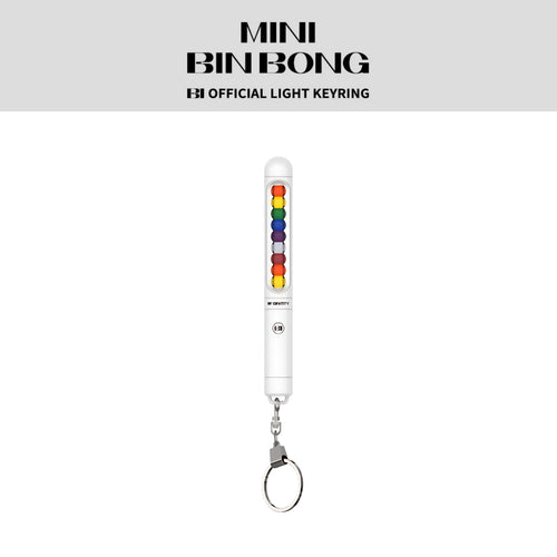 B.I Official Light Stick Keyring BIN BONG
