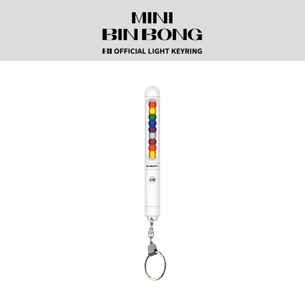 B.I Official Light Stick Keyring BIN BONG