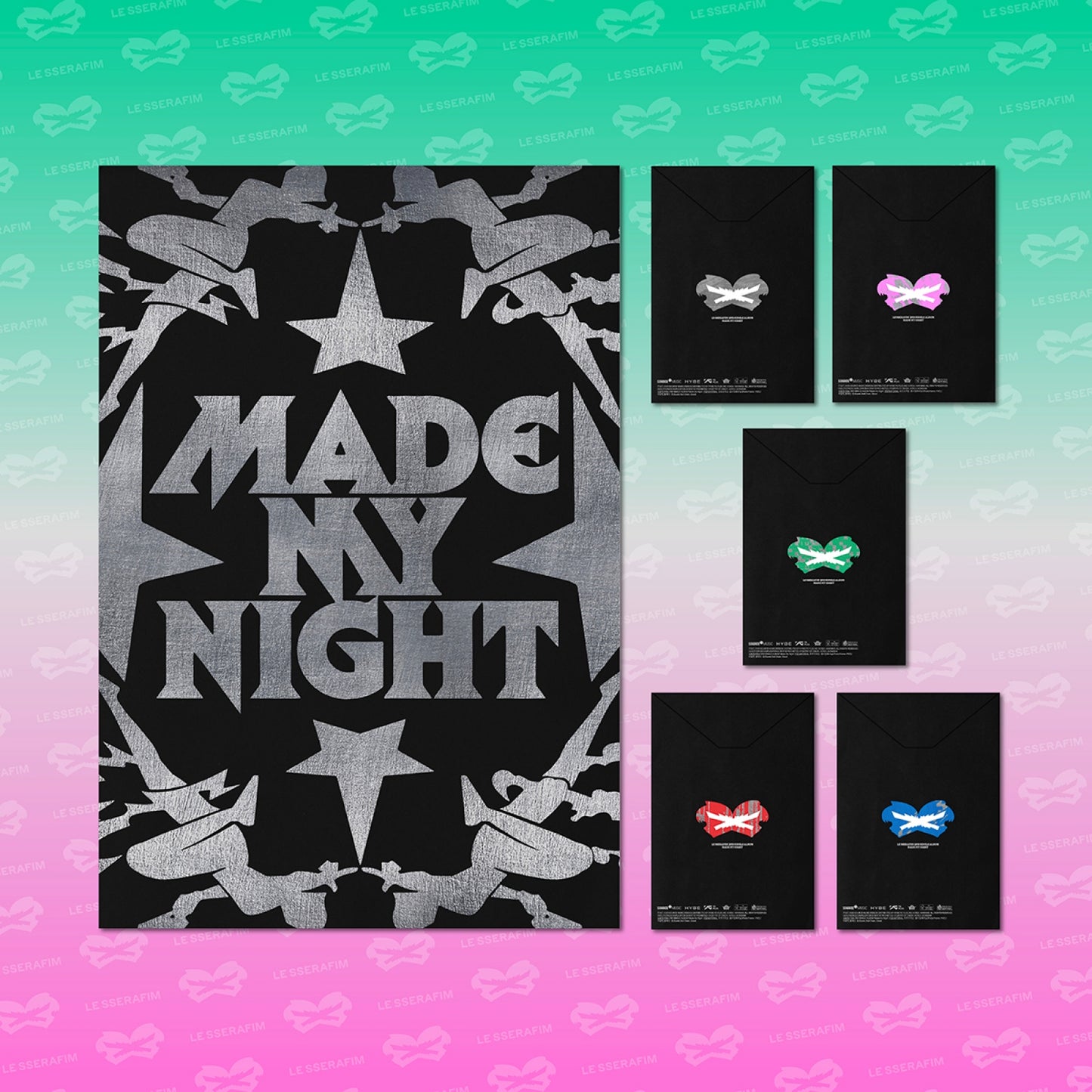 LE SSERAFIM - MADE MY NIGHT 2nd Single Album COMPACT NIGHT Ver