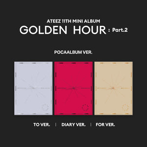 ATEEZ - 11th Mini Album GOLDEN HOUR Part. 2 (POCA Ver)