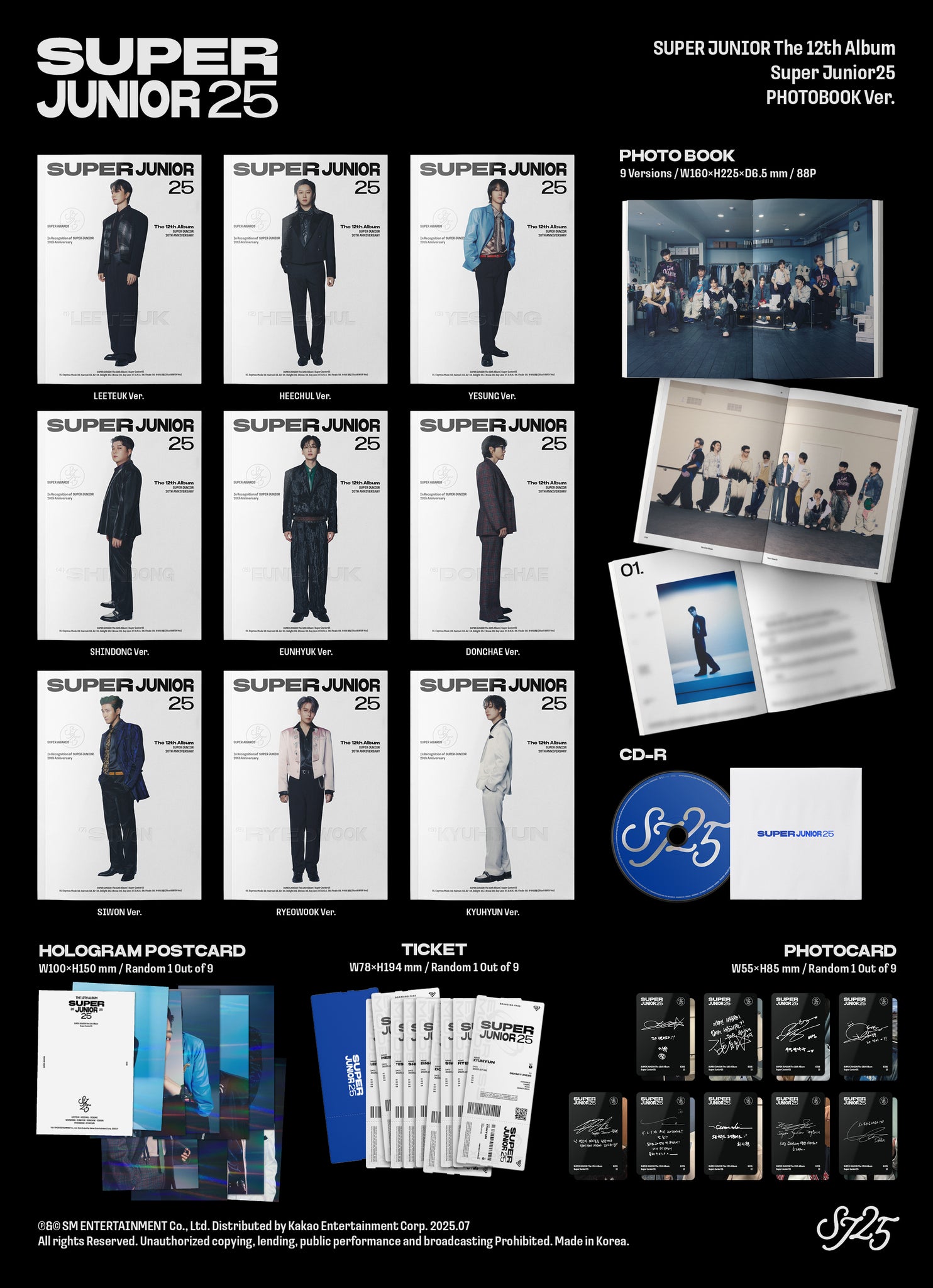 【ドンへ】SUPER JUNIOR25 photobook ver. SUPER JUNIOR - SUPER JUNIOR25 Photobook Ver. – K-STAR