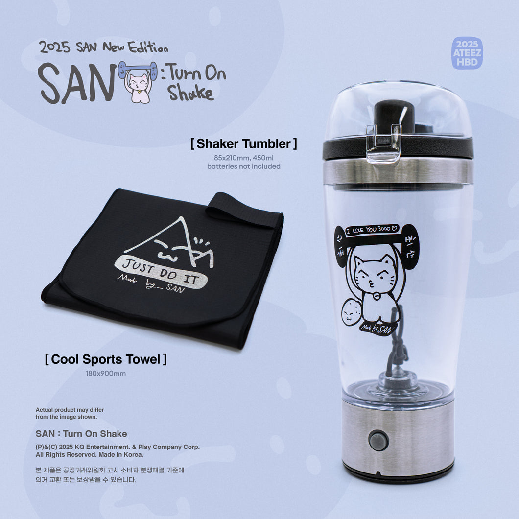 ATEEZ SAN - TURN ON SHAKE 2025 SAN New Edition Official MD