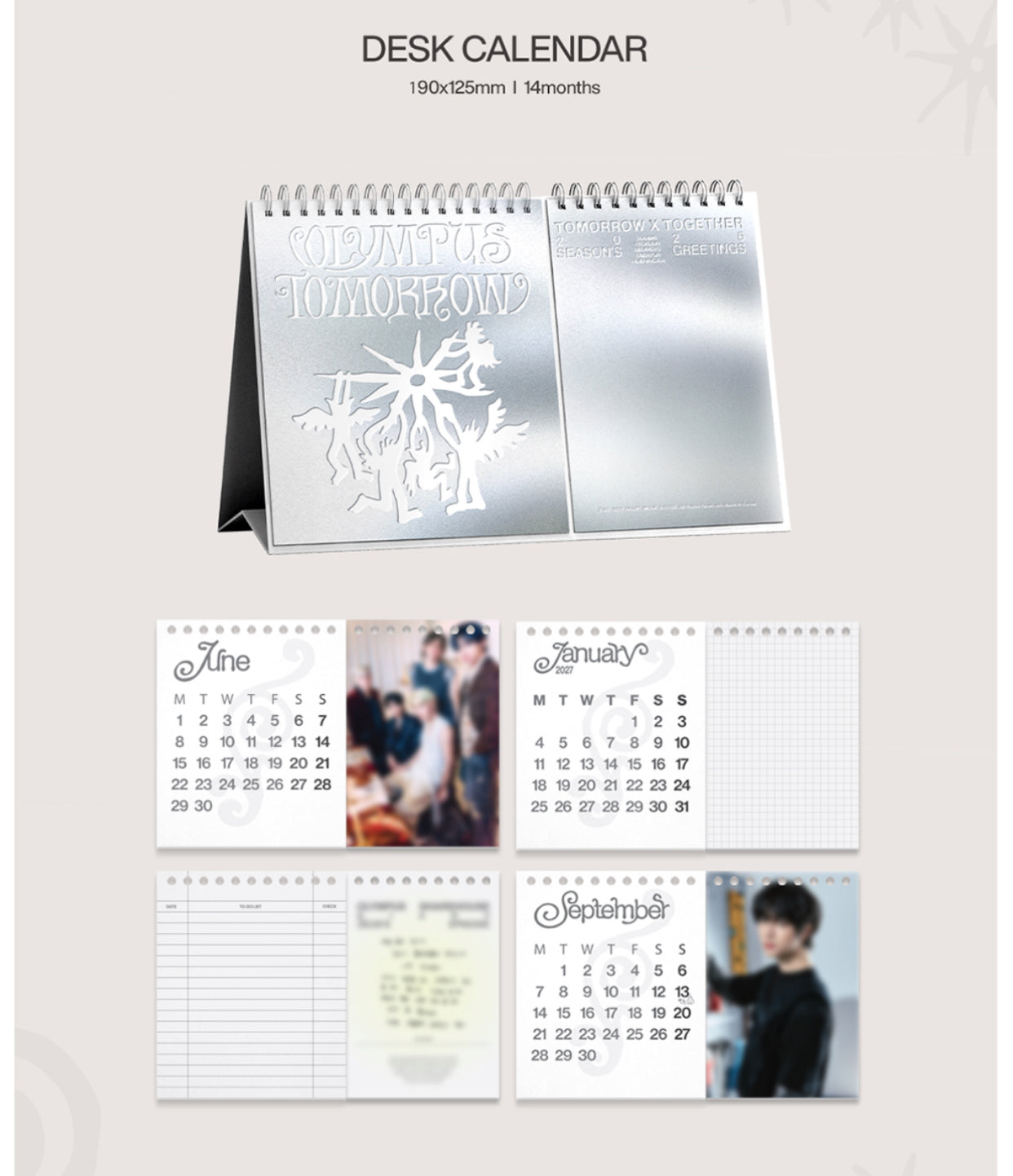 TOMORROW X TOGETHER TXT - OLYMPUS TOMORROW Official 2026 Season’s Greetings