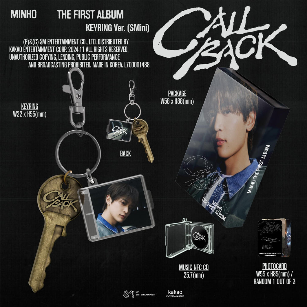 SHINee MINHO - CALL BACK SMini NFC Version