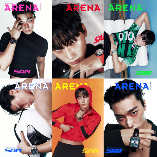ARENA HOMME PLUS Korea - ATEEZ SAN August 2025
