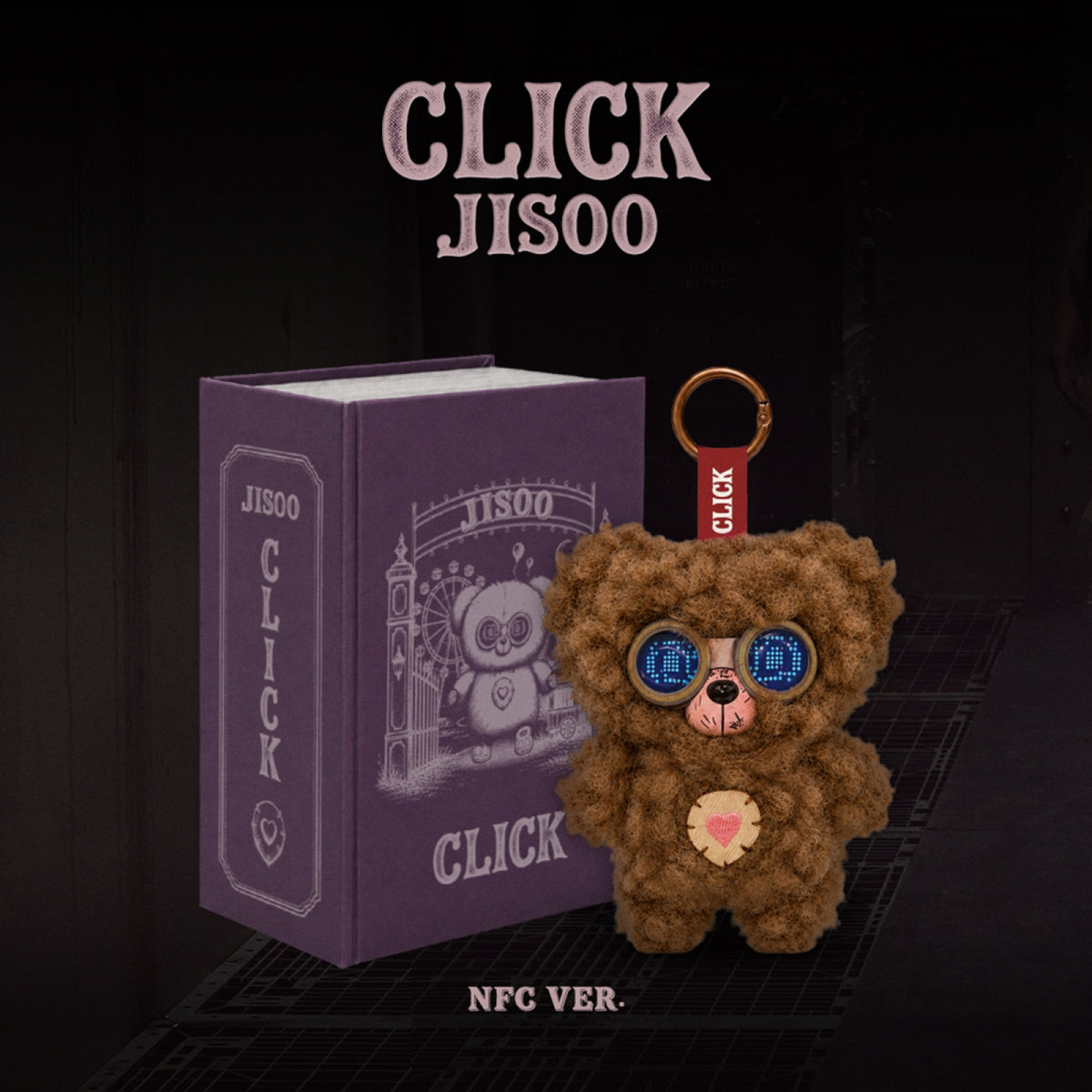BLACKPINK JISOO - CLICK 2nd Single Album BABY BEAR NFC Ver