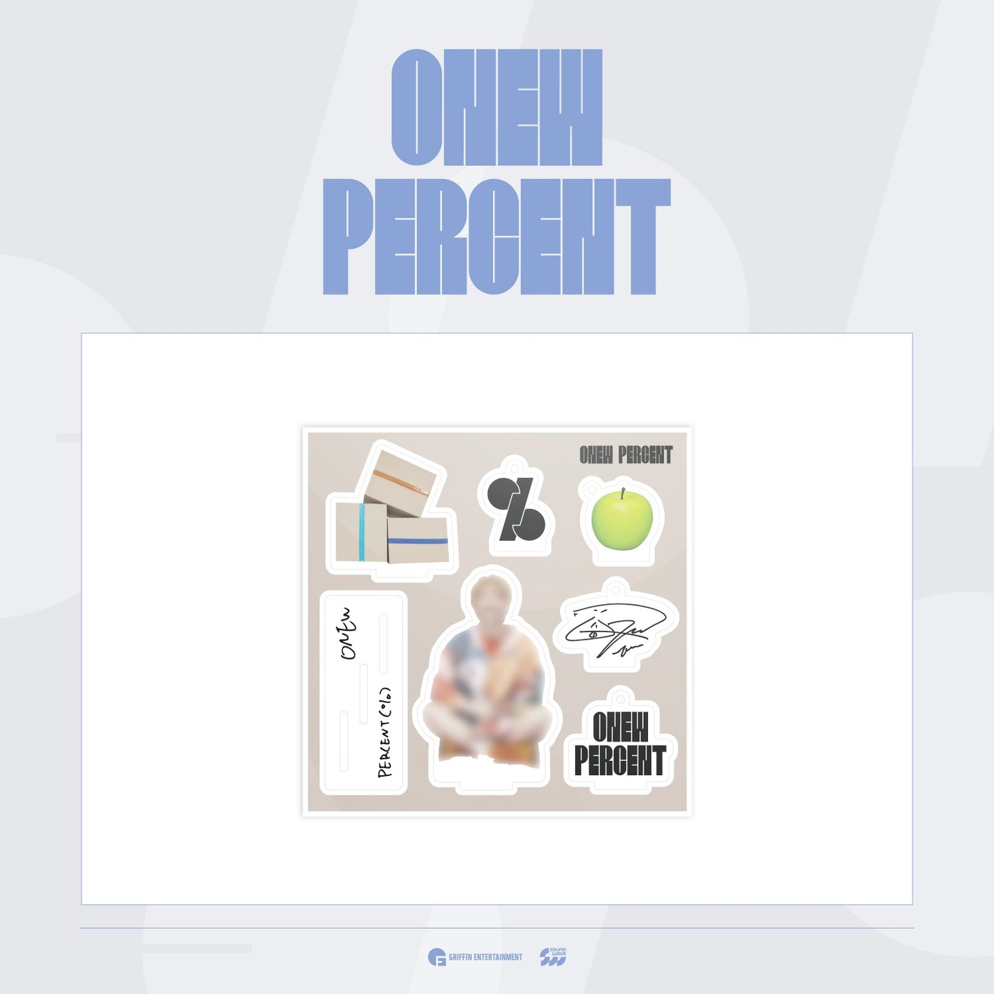 SHINee ONEW PERCENT % Pop-Up Store Official MD