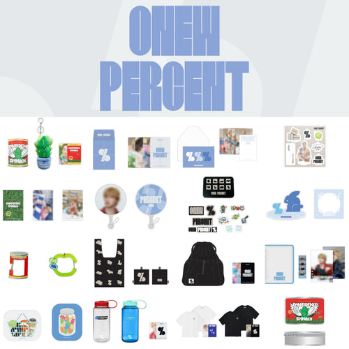 SHINee ONEW PERCENT % Pop-Up Store Official MD