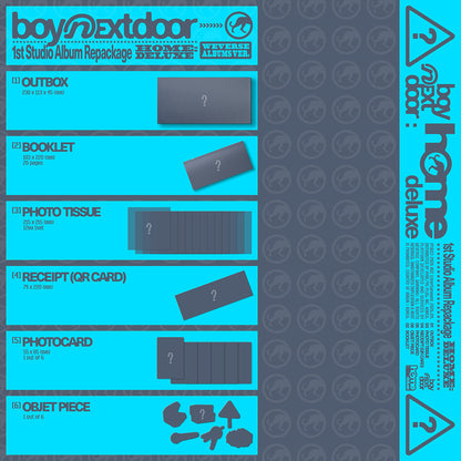 BOYNEXTDOOR - HOME : DELUXE 1st Studio Repackage Album WEVERSE Ver