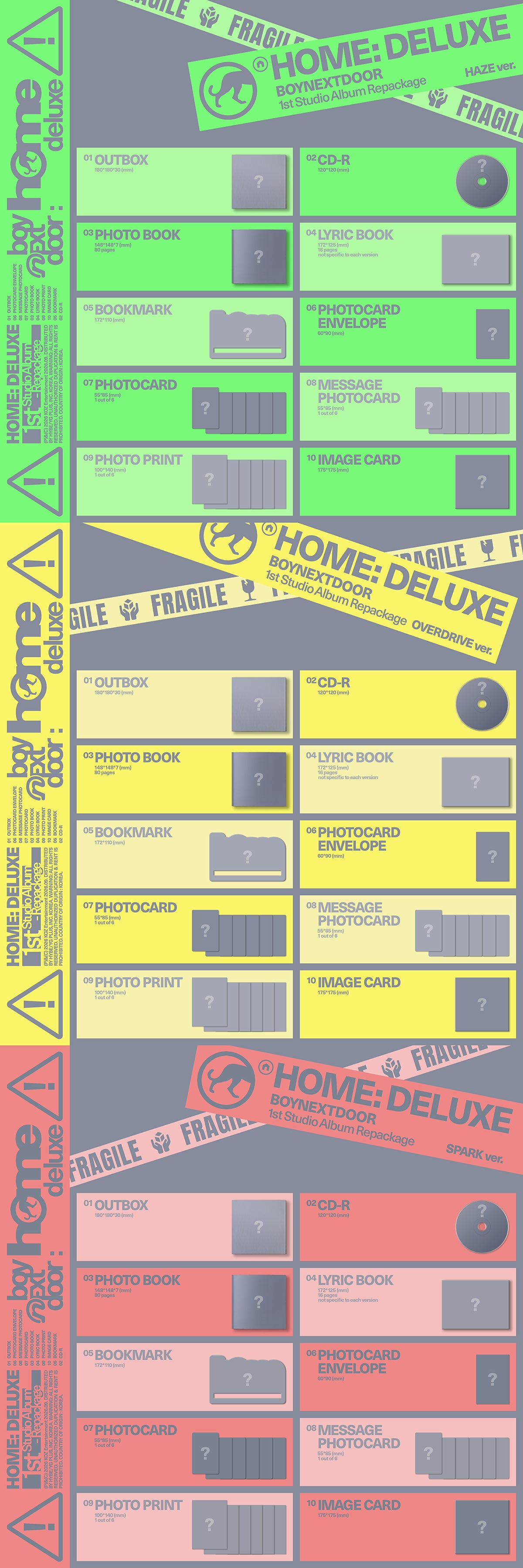 BOYNEXTDOOR HOME : DELUXE 1st Studio Repackage Album
