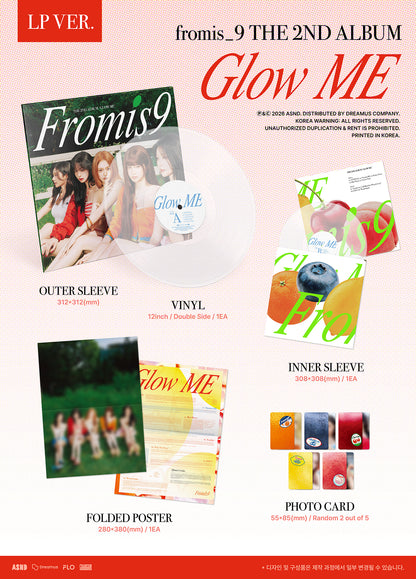 FROMIS_9 - GLOW ME 2nd Album LP Ver