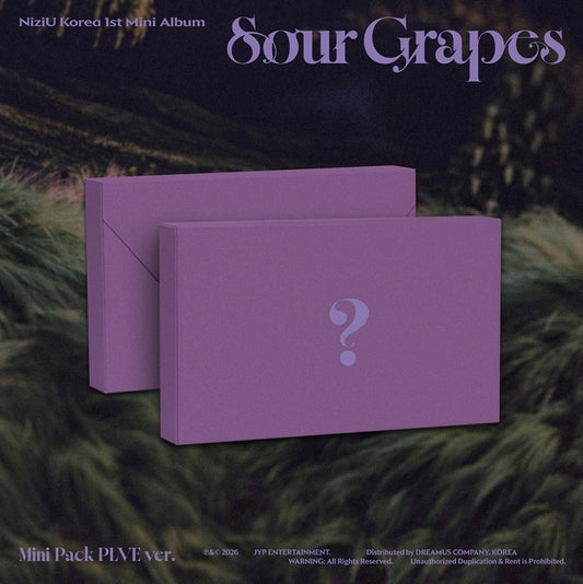 NiZiU - SOUR GRAPES 1st Mini Album MINI PACK PLVE Ver