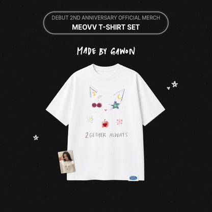 MEOVV T-SHIRT SET DEBUT 2nd Anniversary Official MD