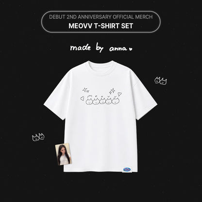 MEOVV T-SHIRT SET DEBUT 2nd Anniversary Official MD