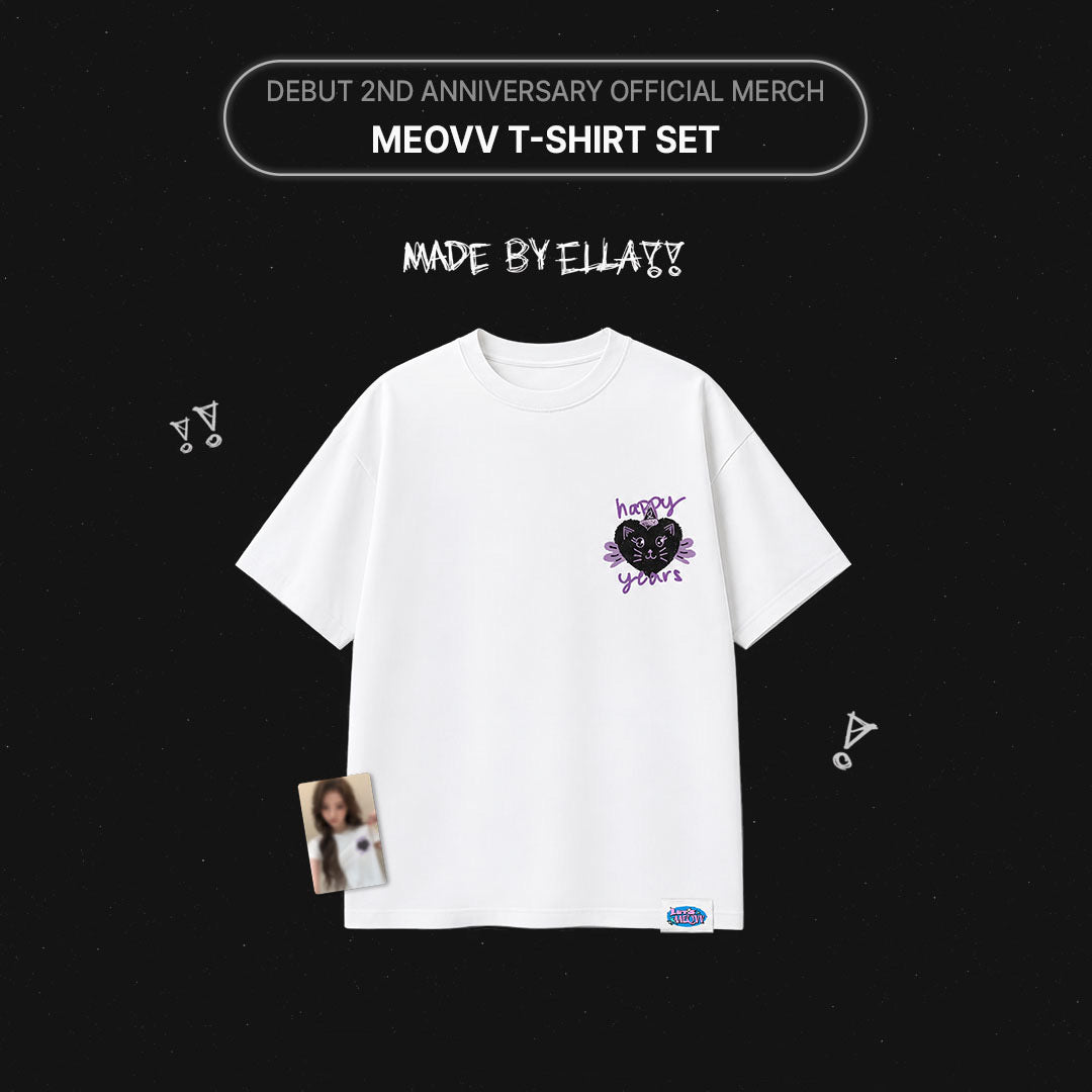 MEOVV T-SHIRT SET DEBUT 2nd Anniversary Official MD