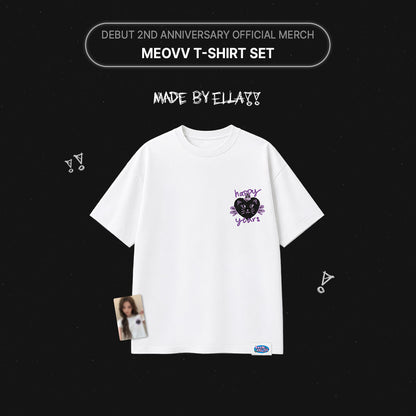 MEOVV T-SHIRT SET DEBUT 2nd Anniversary Official MD