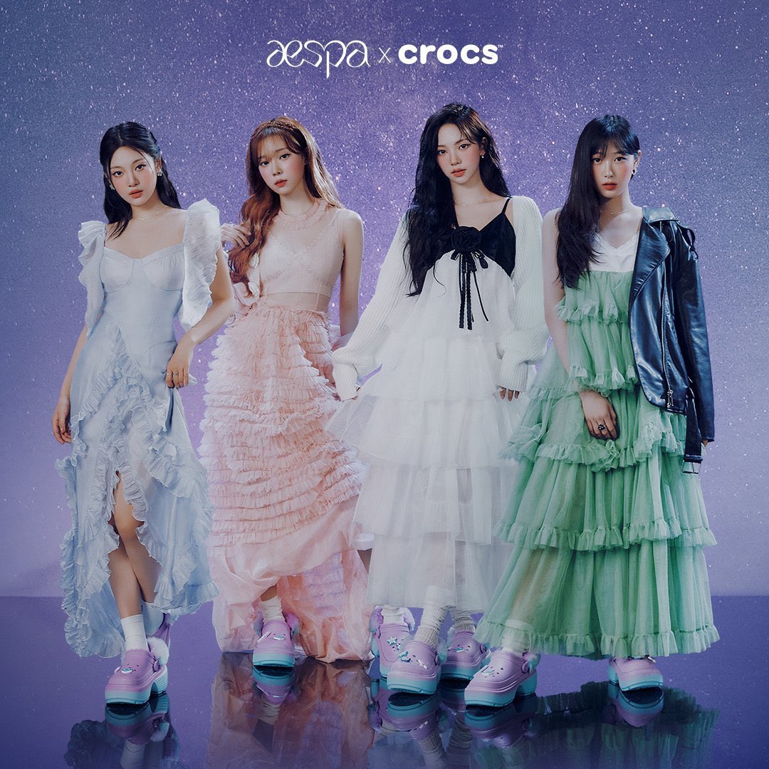 aespa x Crocs Official Collaboration Stomp Lined Clog
