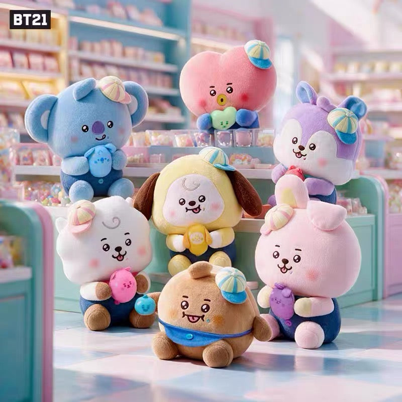 BT21 Official JELLY SHOP Sitting Plush