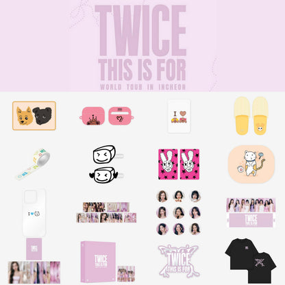 TWICE THIS IS FOR World Tour In Incheon Official MD (Pre-Order OCTOBER)