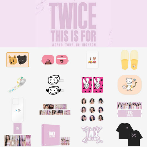 TWICE THIS IS FOR World Tour In Incheon Official MD (Pre-Order OCTOBER)