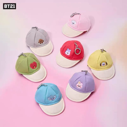 BT21 Official JELLY SHOP Ball Cap Keyring