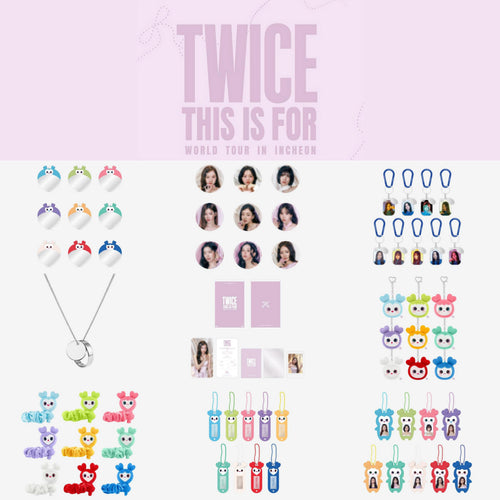 TWICE THIS IS FOR World Tour In Incheon Official MD (Pre-Order OCTOBER)