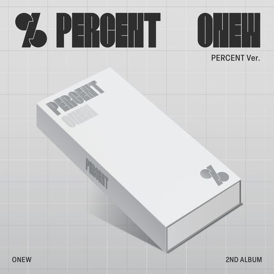 SHINee ONEW - PERCENT 2nd Album Percent Ver
